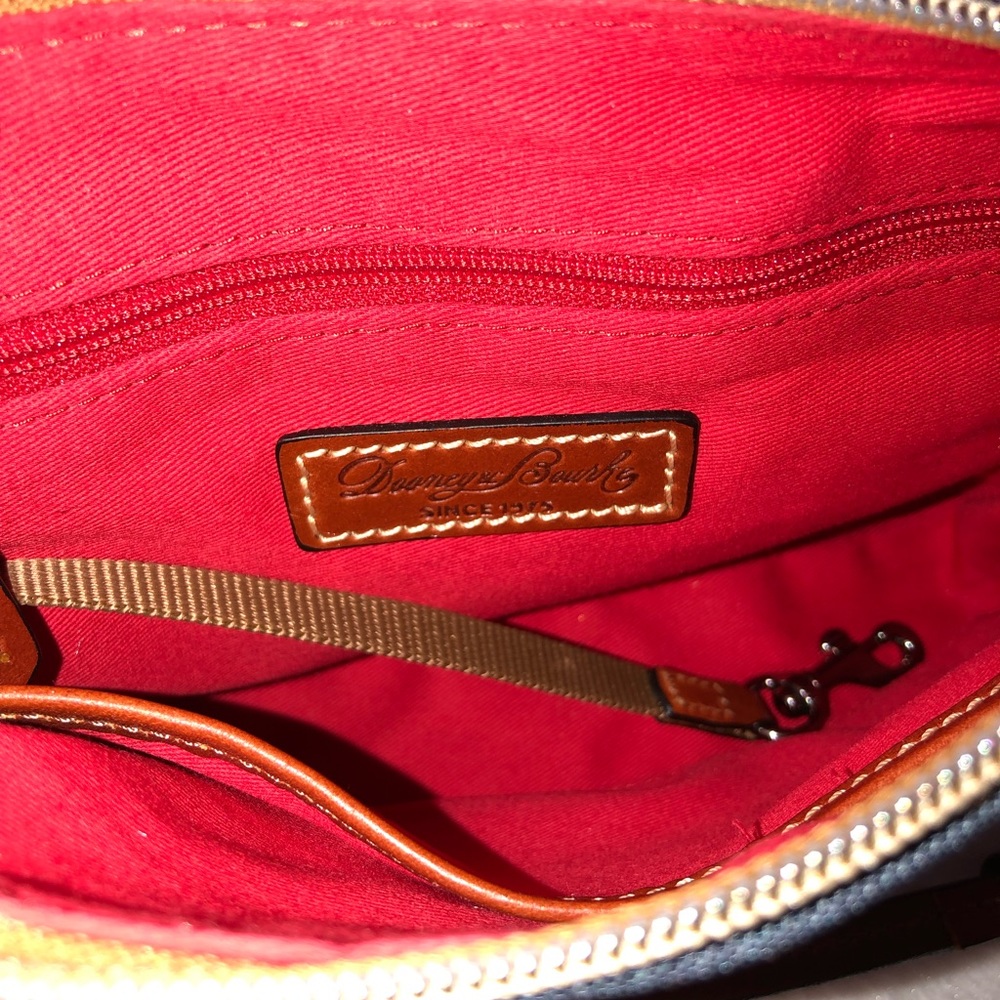 Dooney & Bourke Nylon Crossbody Pouchette with Leather Trim - Picture 7 of 8